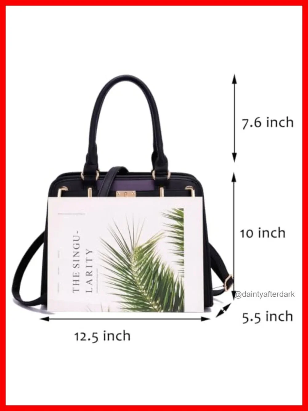 Structured Satchel Tote Handbag Set with RFID Wallet